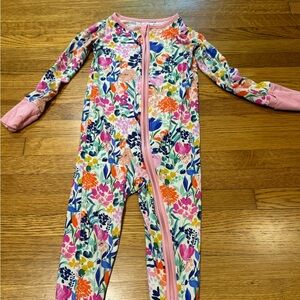 Little Sleepies zippy summer garden (retired print)